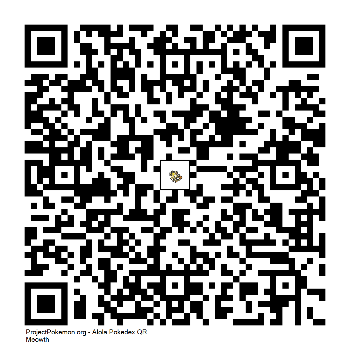 Cdigo QR de Meowth